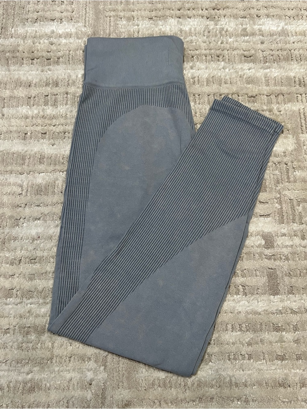 Victorias Secret PINK Ultimate Leggings Seamless Heather Blue High Waist Sz M